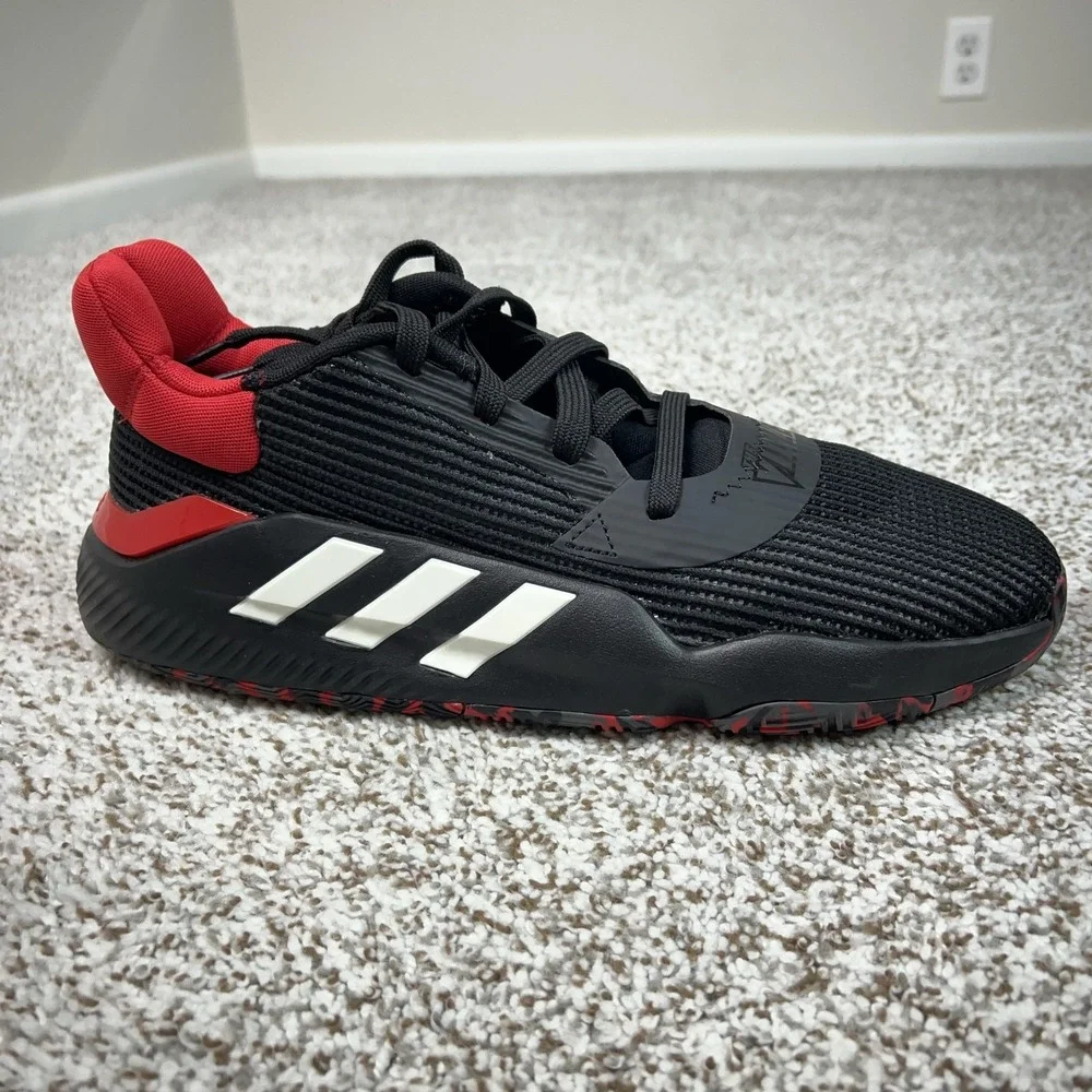Adidas Shoes Mens Size 11 Black Louisville Cardinals Pro Bounce Basketball Low